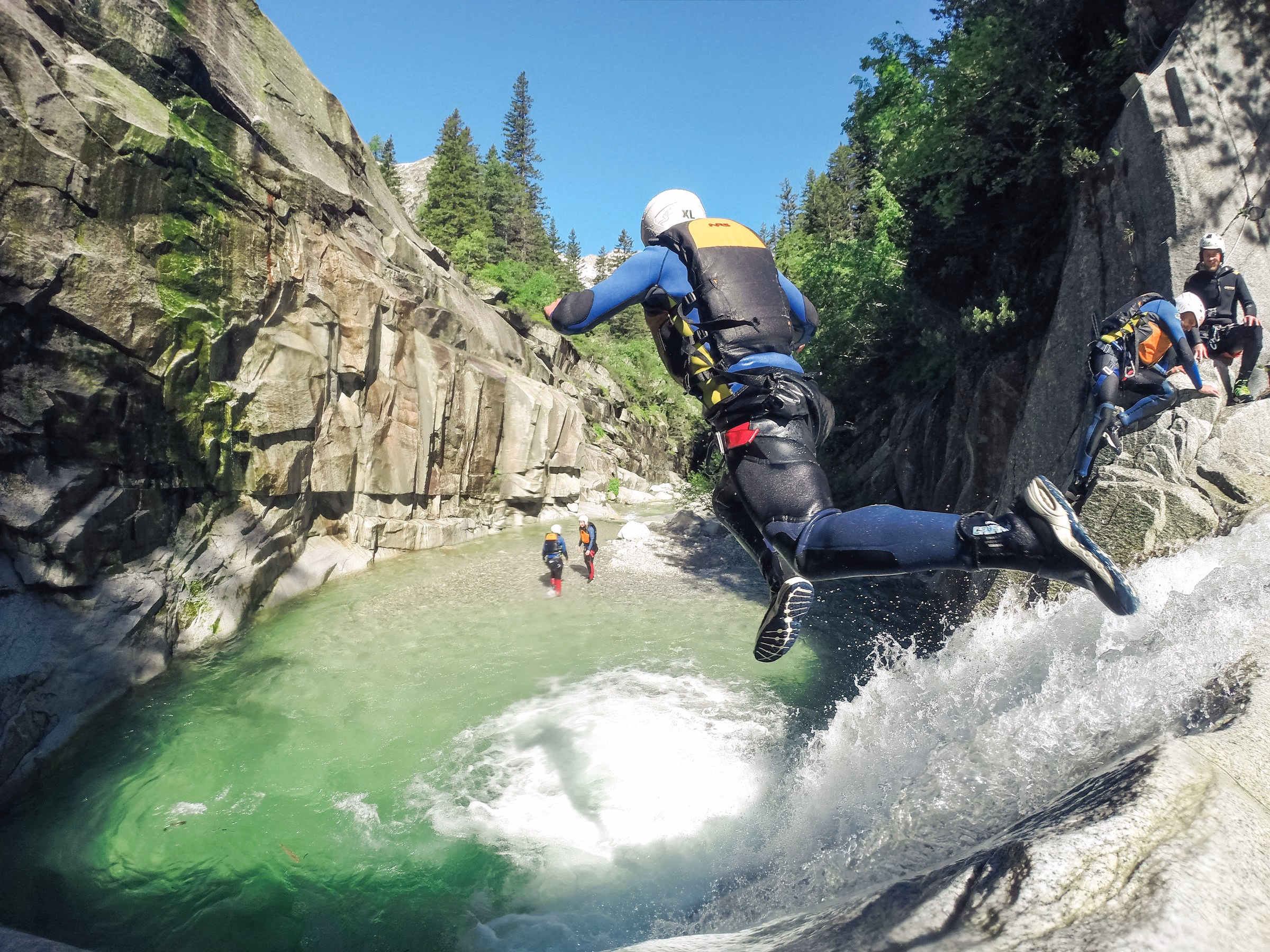 Canyoning v Grimselu