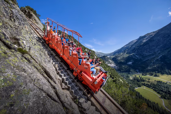 Gelmerbahn and Alpine Day by the Lake